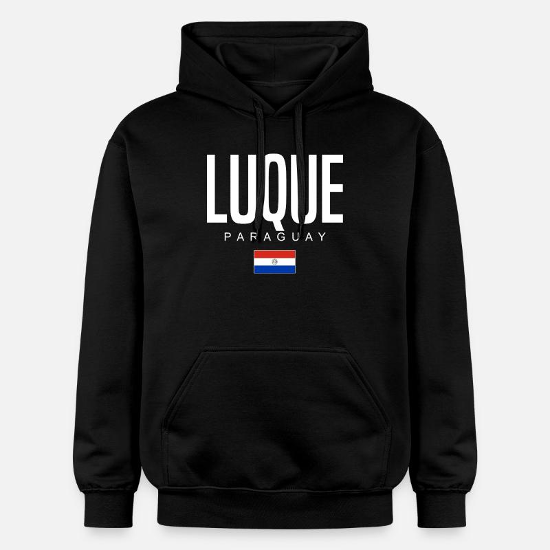 Luque Paraguay Paraguayans - Sweat à capuche Softstyle® Gildan Unisexe - noir