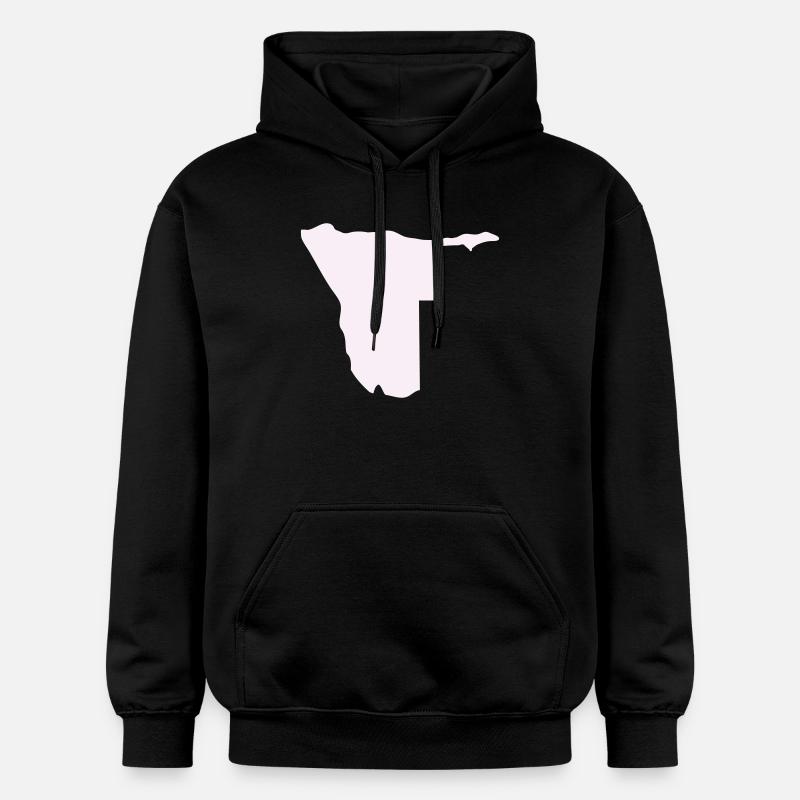 Nambia Silhouette - Sweat à capuche Softstyle® Gildan Unisexe - noir