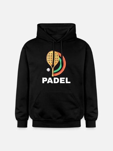 I can't I have padel - Gildan Unisex Softstyle® Midweight Hoodie - black