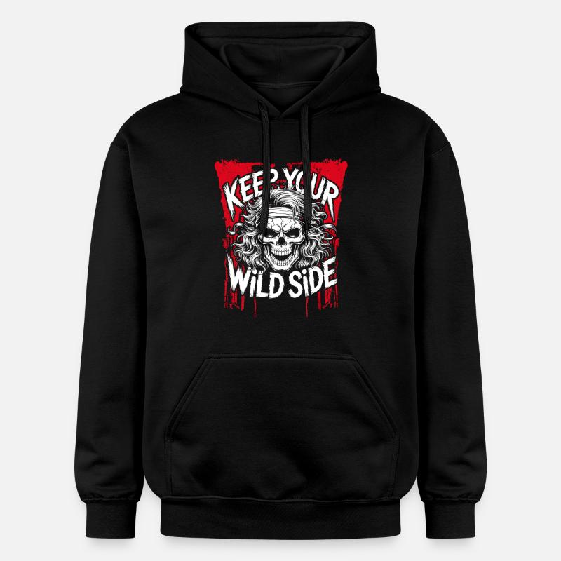 Garde ton côté sauvage - Sweat à capuche Softstyle® Gildan Unisexe - noir