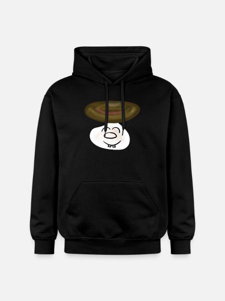 Lustiger Pilz Pilze Kinder - Gildan Unisex Softstyle® Midweight Hoodie - Schwarz