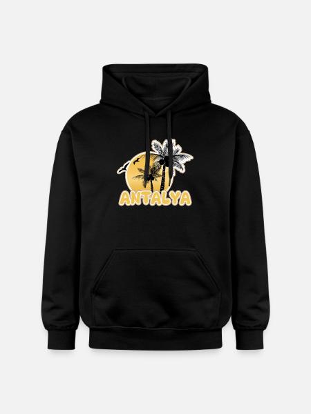 Strand Antalya - Gildan Unisex Softstyle® Midweight Hoodie - Schwarz