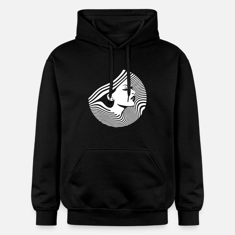 Déesse - Sweat à capuche Softstyle® Gildan Unisexe - noir