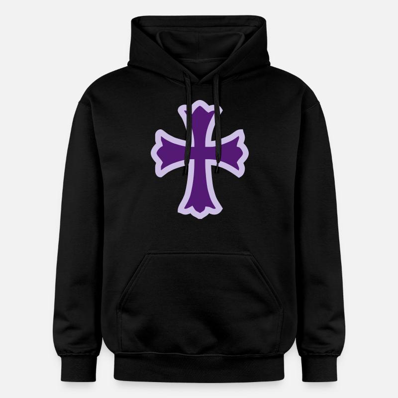 la croix - Sweat à capuche Softstyle® Gildan Unisexe - noir