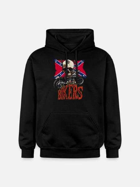 Biker's Symbols - Sweat à capuche Softstyle® Gildan Unisexe - noir