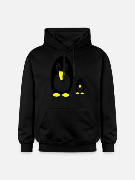 pinguine - Gildan Unisex Softstyle® Midweight Hoodie - Schwarz
