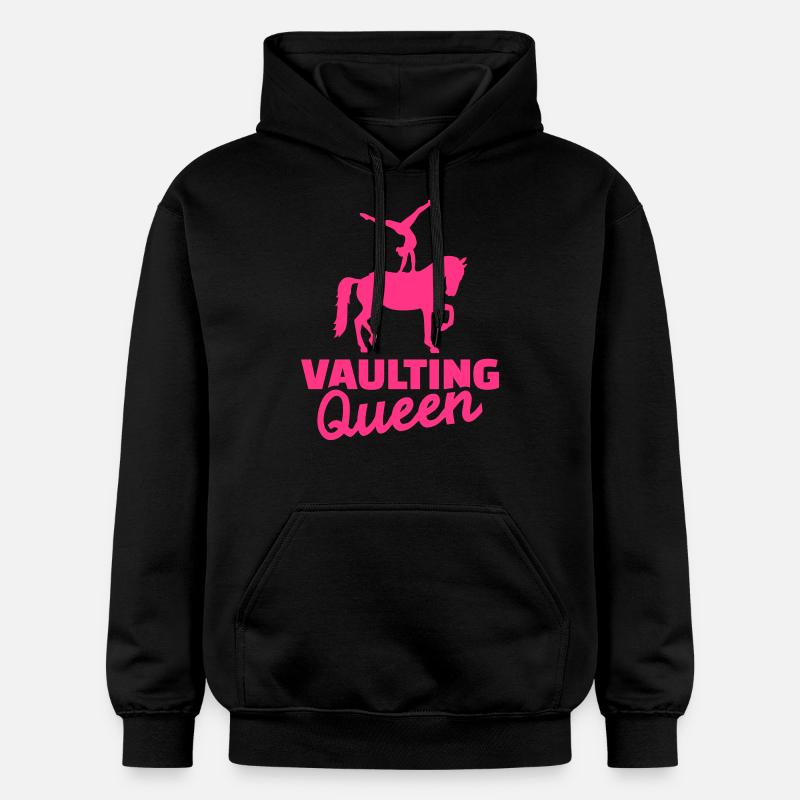 Vaulting queen - Sweat à capuche Softstyle® Gildan Unisexe - noir