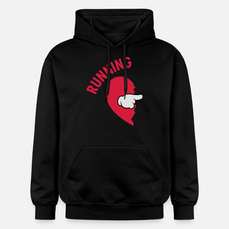 Running Partner (Part 1) - Sweat à capuche Softstyle® Gildan Unisexe - noir