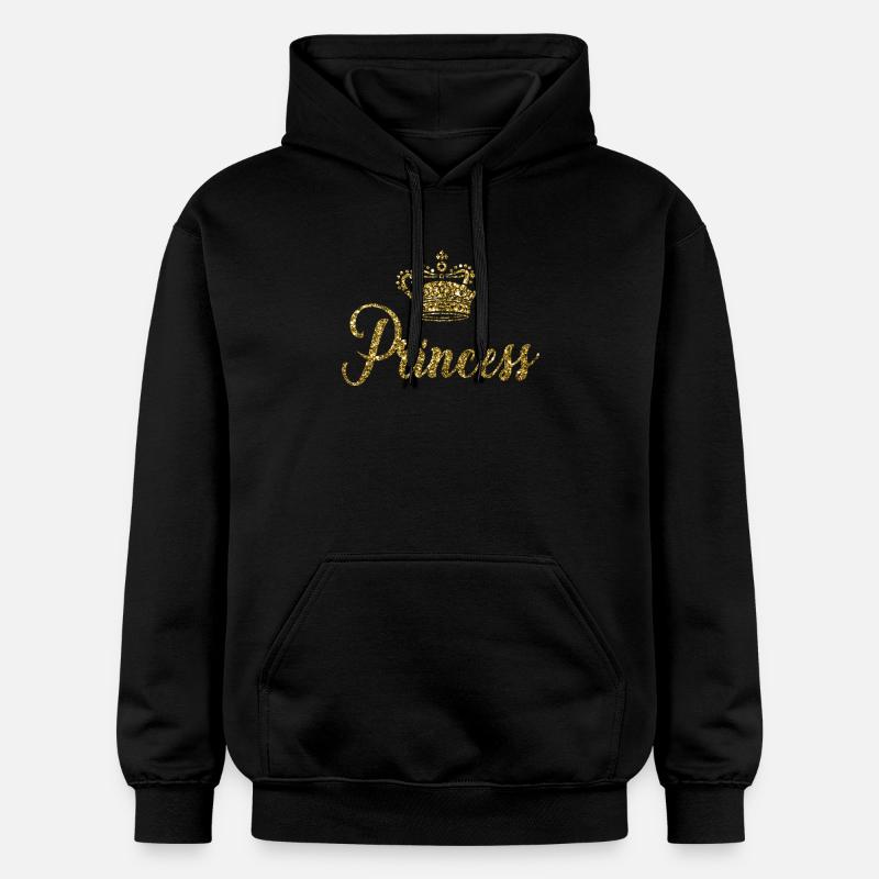Princess princesses de la couronne - Sweat à capuche Softstyle® Gildan Unisexe - noir