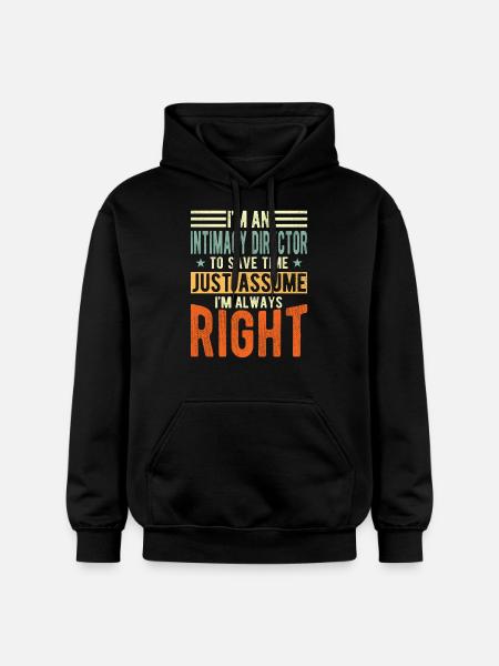 Director of Intimacy - Gildan Unisex Softstyle® Midweight Hoodie - black
