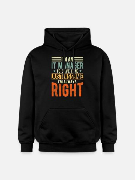 It Manager - Gildan Unisex Softstyle® Midweight Hoodie - black