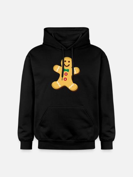 lebkuchenmann - Gildan Unisex Softstyle® Midweight Hoodie - Schwarz