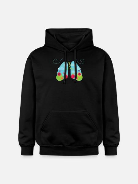 Nichtraucher - Gildan Unisex Softstyle® Midweight Hoodie - Schwarz