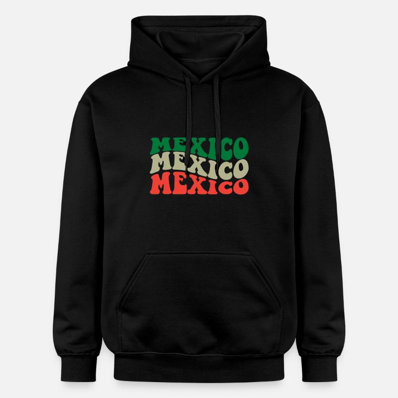 Mexico - Gildan Unisex Softstyle® Midweight Hoodie - black