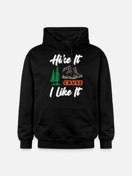 Randonnez-le parce que j’aime ça - Sweat à capuche Softstyle® Gildan Unisexe - noir