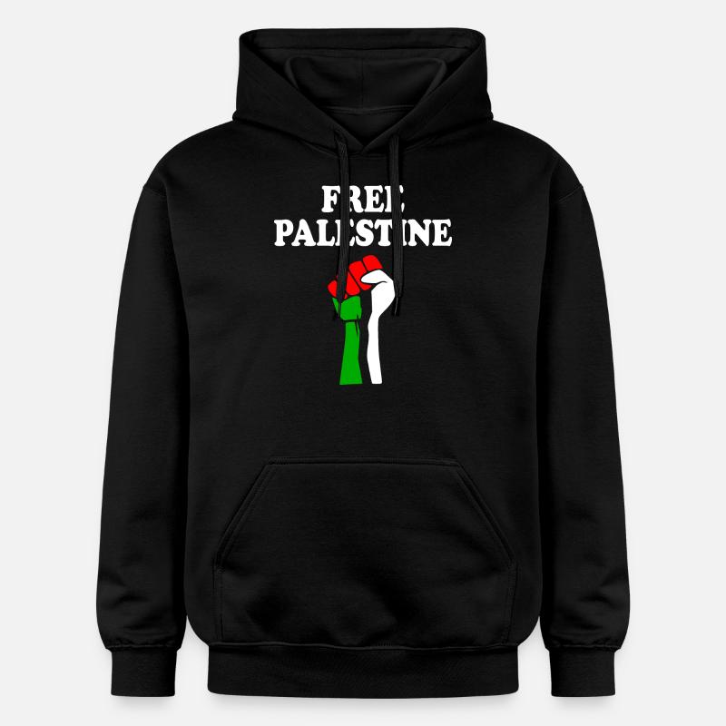 Free palestine - Sweat à capuche Softstyle® Gildan Unisexe - noir