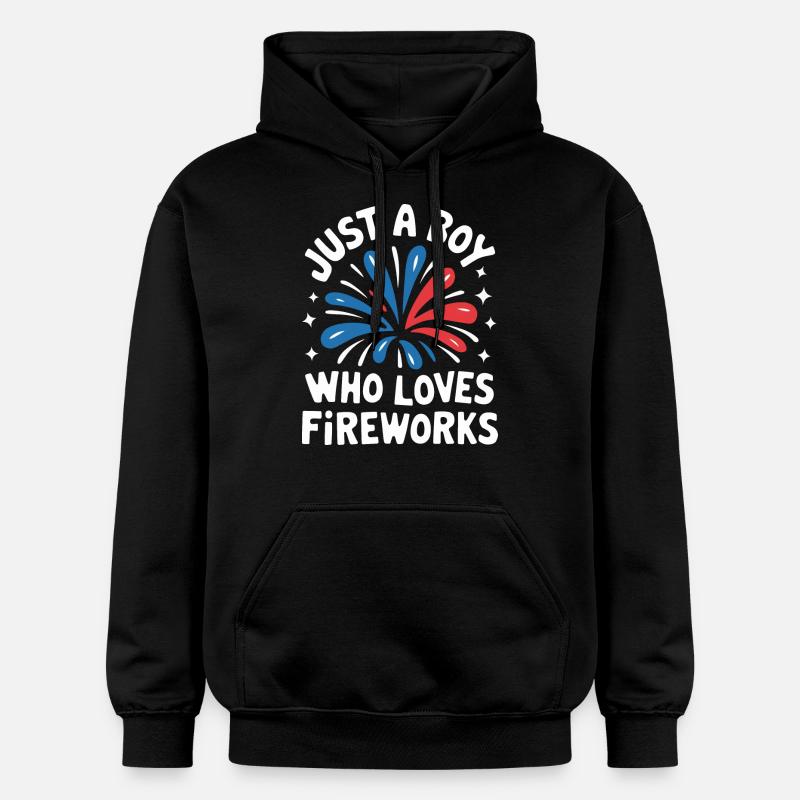Pyrotechnics Fireworks Pyrotechnics - Gildan Unisex Softstyle® Midweight Hoodie - black