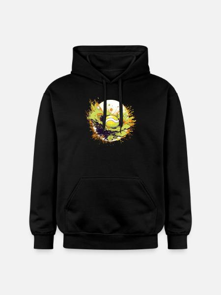 Tennis ball - Gildan Unisex Softstyle® Midweight Hoodie - black