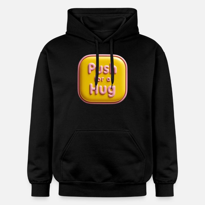 Pousser pour ahug - Sweat à capuche Softstyle® Gildan Unisexe - noir