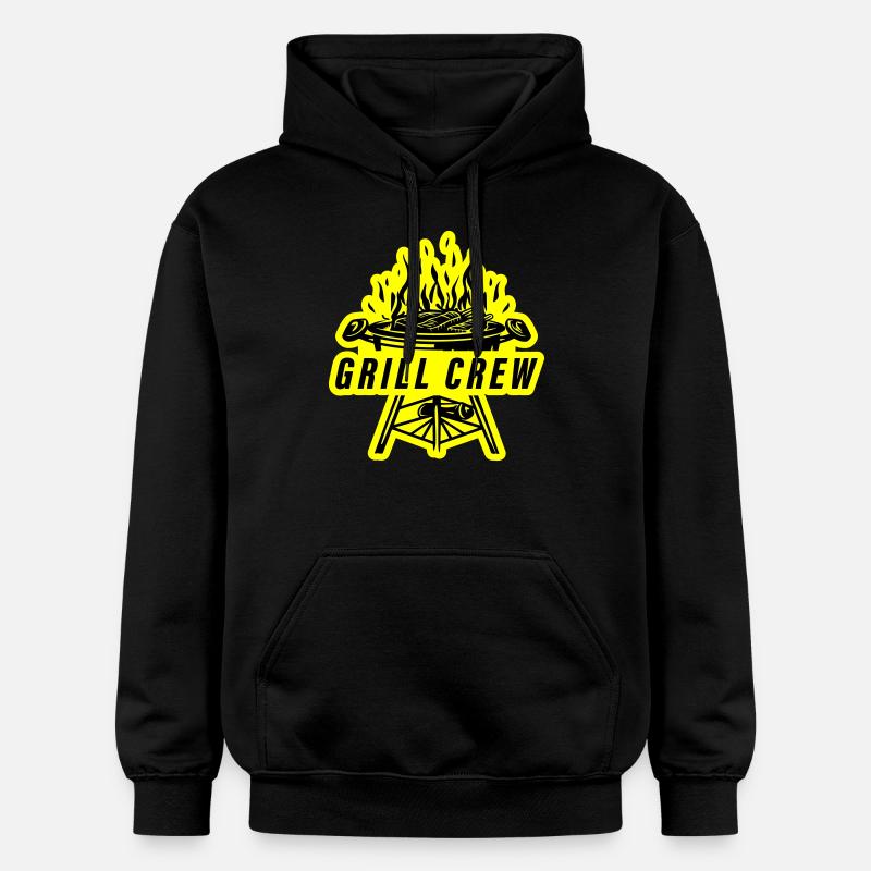 Grillades de l’équipe de grillades - Sweat à capuche Softstyle® Gildan Unisexe - noir