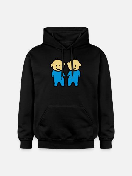 Twins - Twins - Gildan Unisex Softstyle® Midweight Hoodie - black