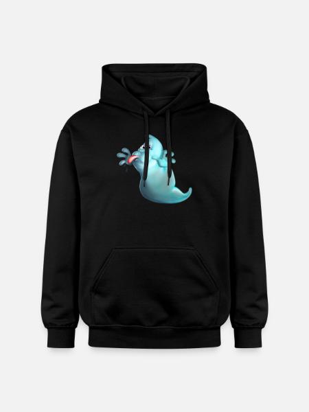 Ghost - Gildan Unisex Softstyle® Midweight Hoodie - Schwarz