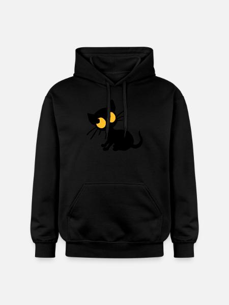 Kitten Georgie - Gildan Unisex Softstyle® Midweight Hoodie - black
