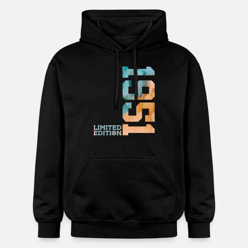 75E ANNIVERSAIRE ÉDITION LIMITÉE 1951 - Sweat à capuche Softstyle® Gildan Unisexe - noir