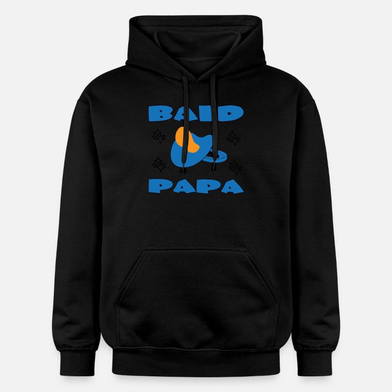 BALD PAPA - Sweat à capuche Softstyle® Gildan Unisexe - noir