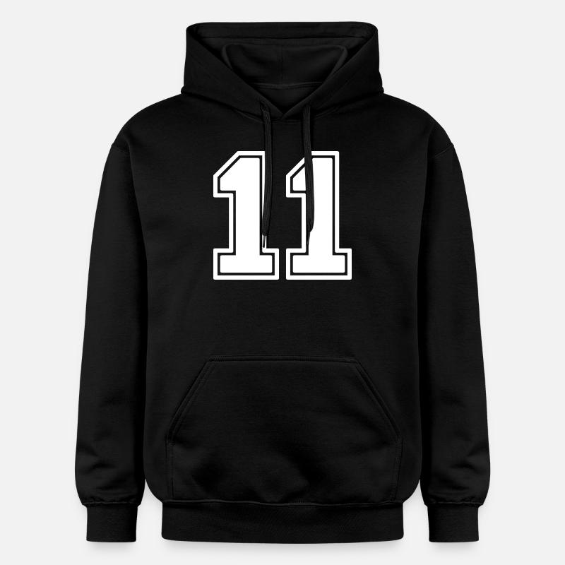 11 - Sweat à capuche Softstyle® Gildan Unisexe - noir