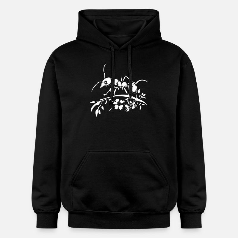 Fourmi Insecte - Sweat à capuche Softstyle® Gildan Unisexe - noir