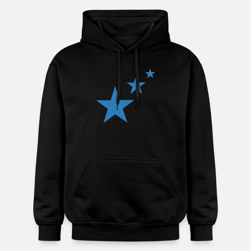 Star, les étoiles - Sweat à capuche Softstyle® Gildan Unisexe - noir