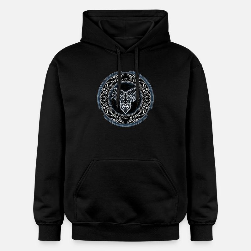 Viking Bélier Bélier Bélier - Sweat à capuche Softstyle® Gildan Unisexe - noir