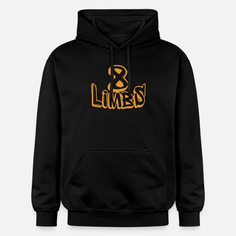 Muay Thaï - Sweat à capuche Softstyle® Gildan Unisexe - noir