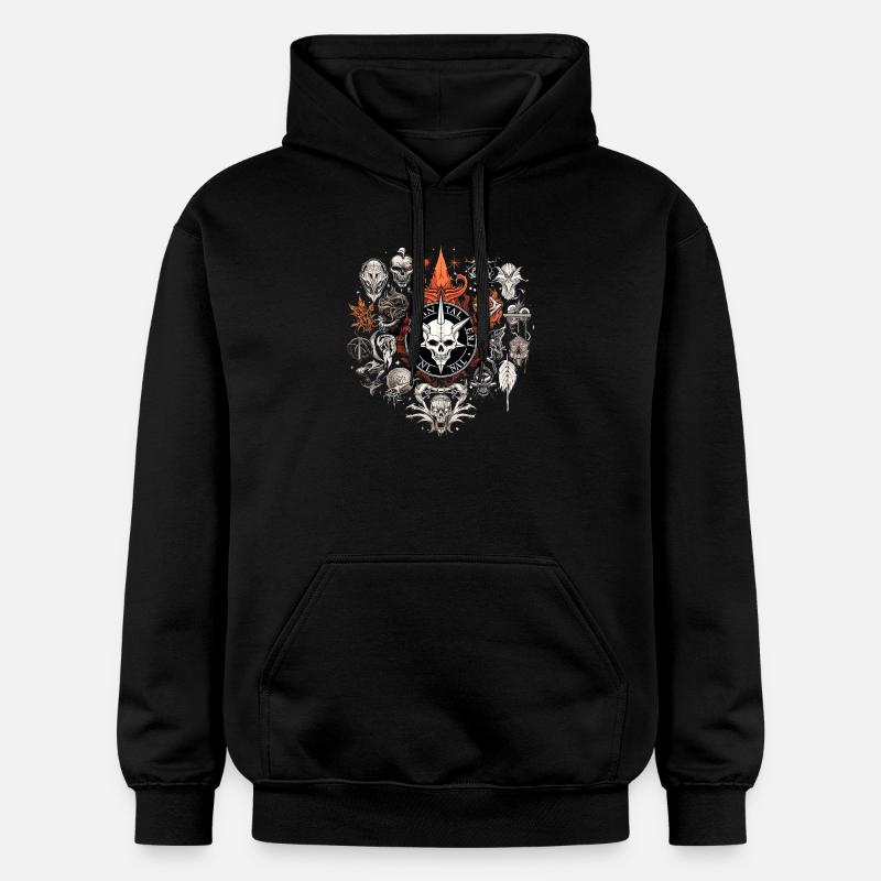 Escapade du crâne - Sweat à capuche Softstyle® Gildan Unisexe - noir