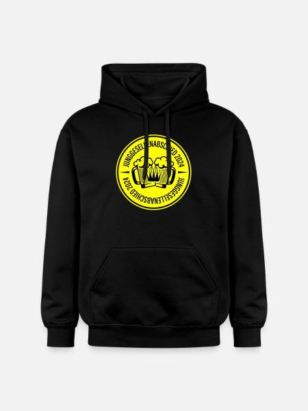 Junggesellenabschied 2024 Bier - Gildan Unisex Softstyle® Midweight Hoodie - Schwarz