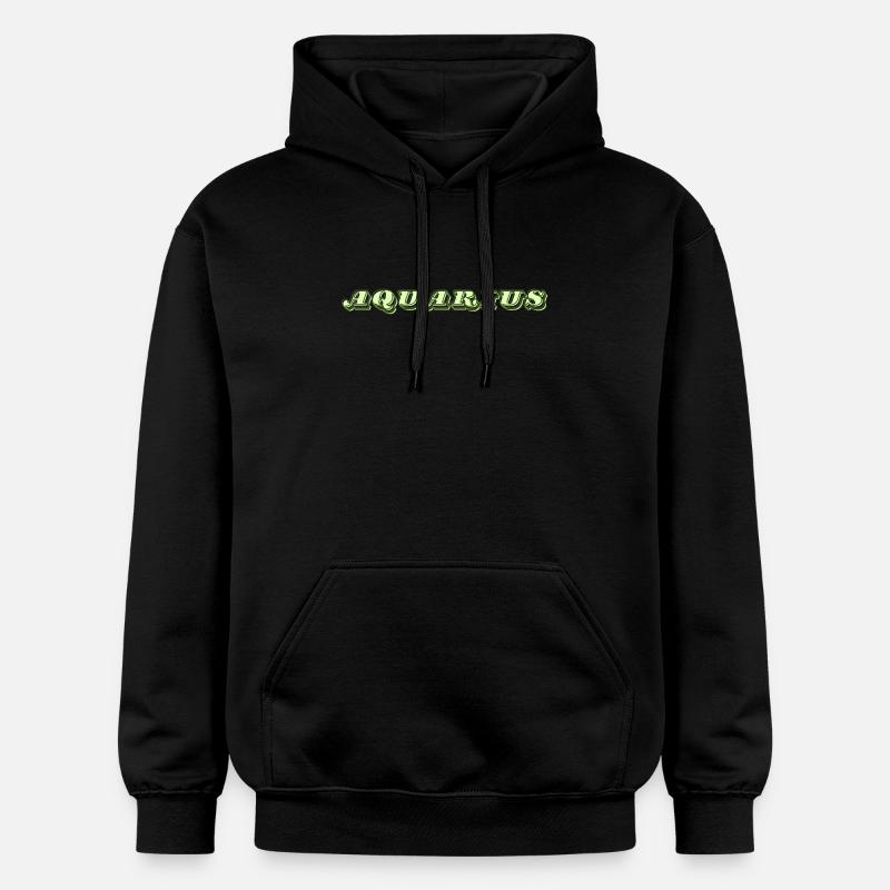 Logo "Verseau" - Sweat à capuche Softstyle® Gildan Unisexe - noir