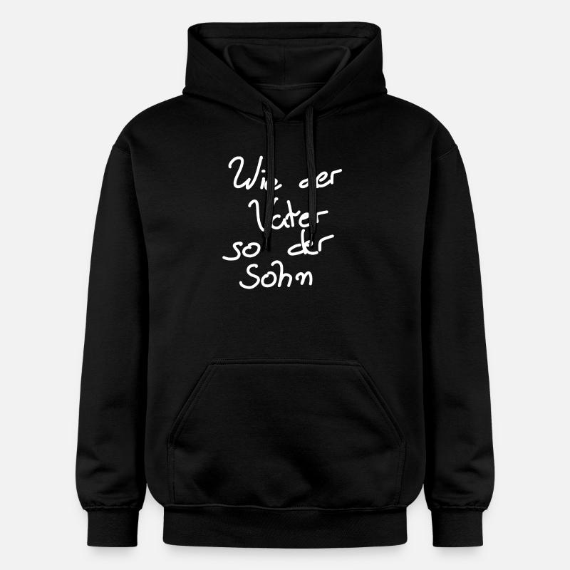 Tel père, tel fils - Sweat à capuche Softstyle® Gildan Unisexe - noir