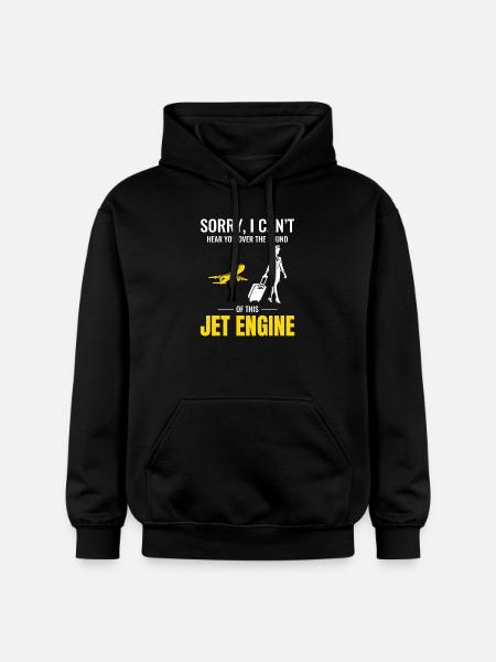 Flugbegleiter Flugpersonal - Gildan Unisex Softstyle® Midweight Hoodie - Schwarz