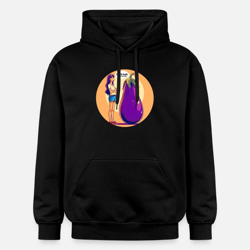 Parler de légumes - Sweat à capuche Softstyle® Gildan Unisexe - noir