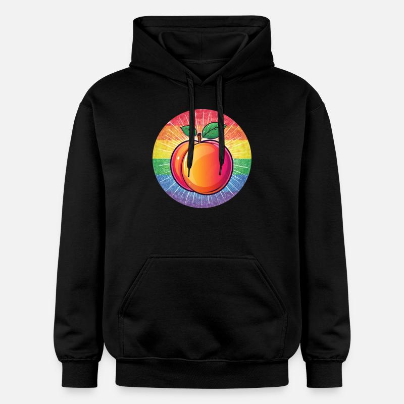 Pêche LGBTQ - Sweat à capuche Softstyle® Gildan Unisexe - noir