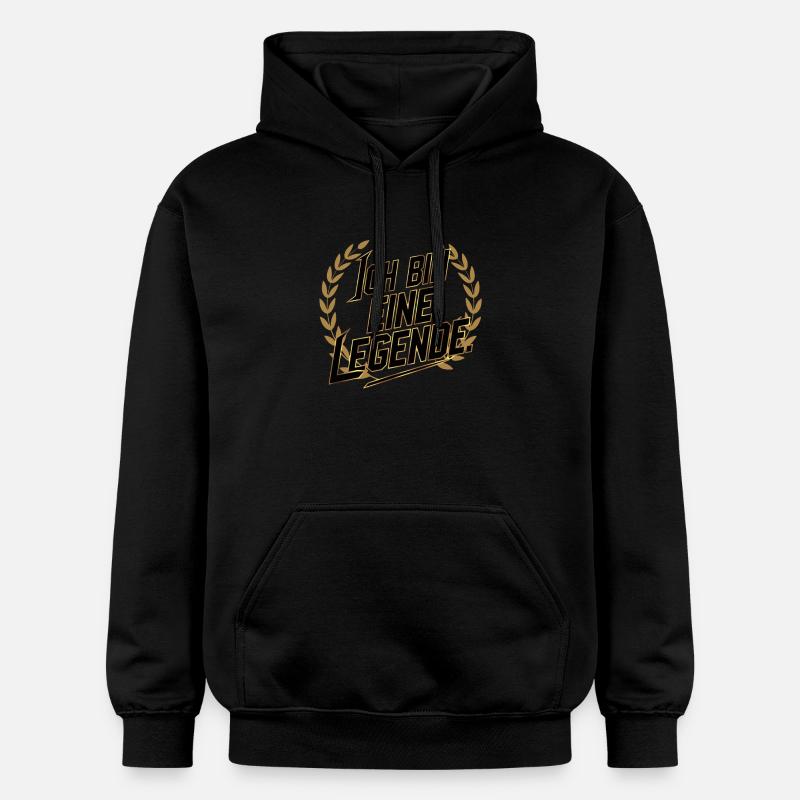 Ich bin eine Legende - Gildan Unisex Softstyle® Midweight Hoodie - Schwarz