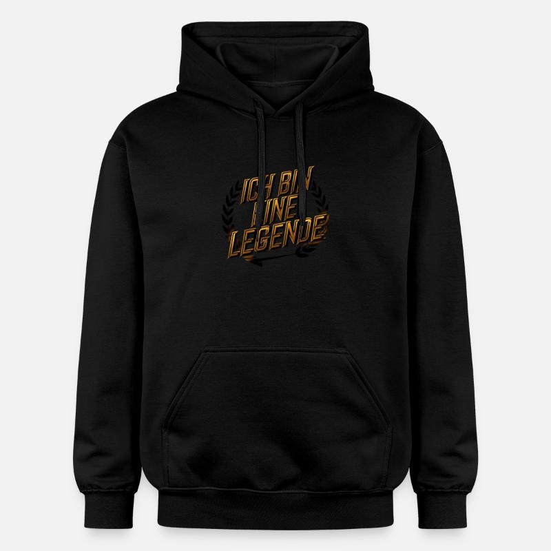 Je suis une légende - Sweat à capuche Softstyle® Gildan Unisexe - noir