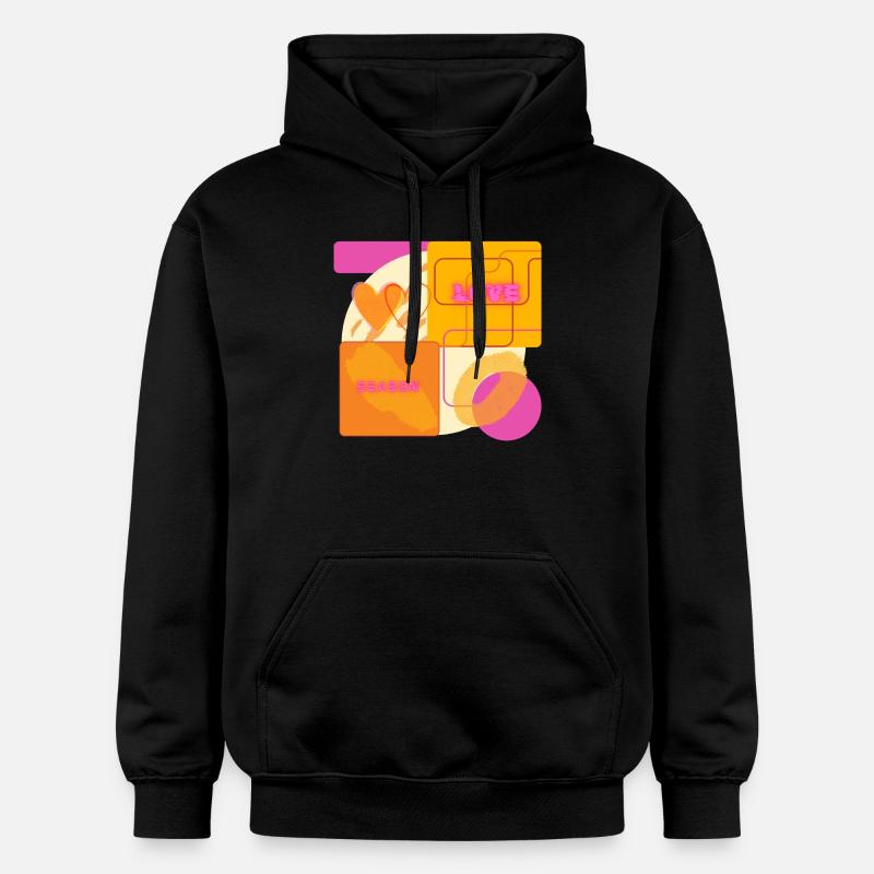 La saison de l’amour - Sweat à capuche Softstyle® Gildan Unisexe - noir