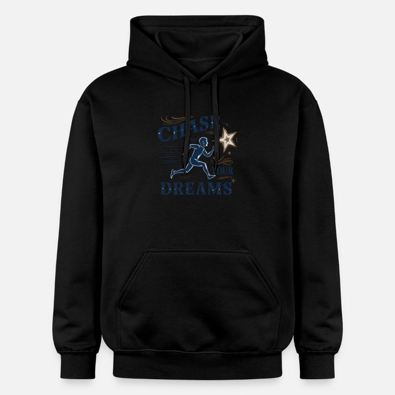 Poursuivez vos rêves - Sweat à capuche Softstyle® Gildan Unisexe - noir