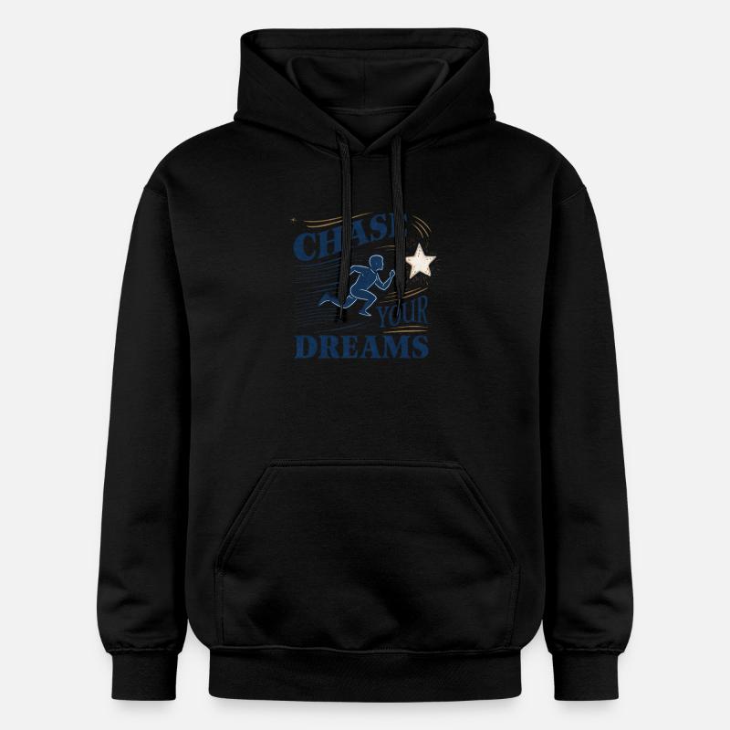 Poursuivez vos rêves - Sweat à capuche Softstyle® Gildan Unisexe - noir