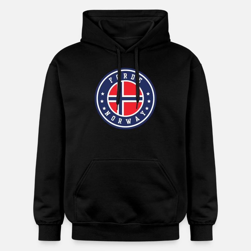 Førde Norvège - Sweat à capuche Softstyle® Gildan Unisexe - noir