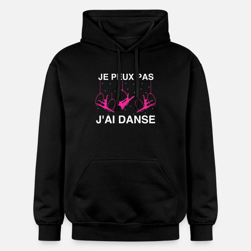 I can't I danced - Gildan Unisex Softstyle® Midweight Hoodie - black