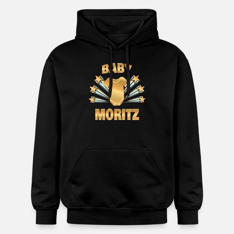 Moritz comme naissance - Sweat à capuche Softstyle® Gildan Unisexe - noir
