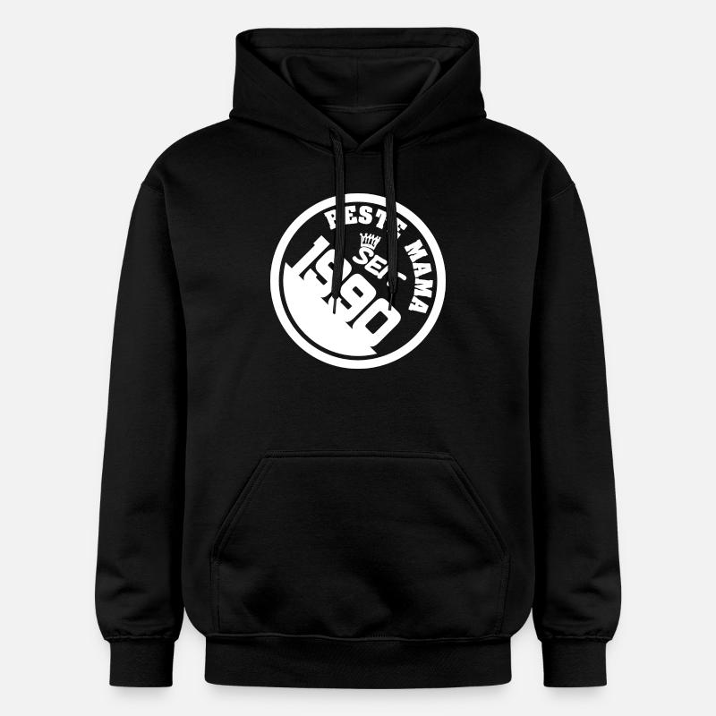 1990 - Sweat à capuche Softstyle® Gildan Unisexe - noir